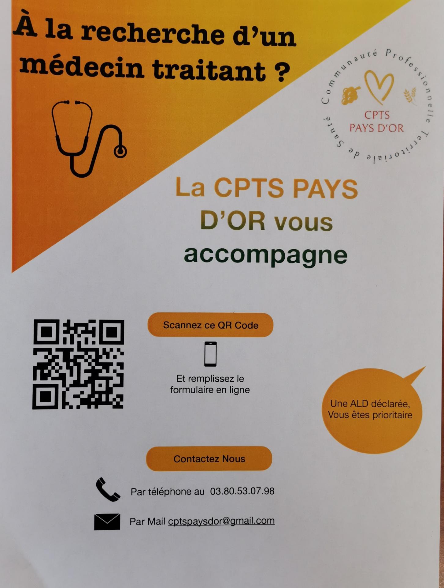 A LA RECHERCHE D'UN MEDECIN TRAITANT ?